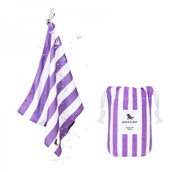 Dock & Bay Cooling Towel CABANA purple
