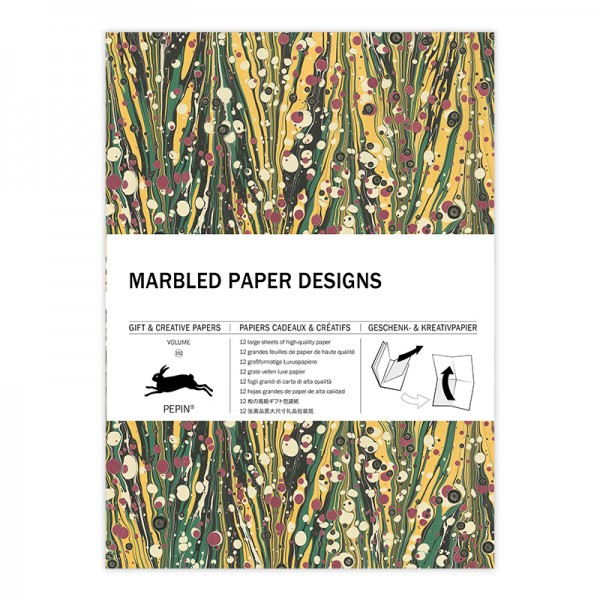 The Pepin Press Gift & Creative Paper MARBLED PAPER DESIGNS
