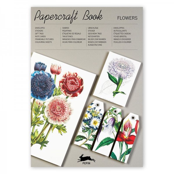 The Pepin Press Papercraft Book FLOWERS