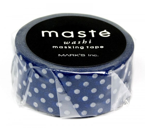 Mark's Masking tape MASTÉ BASIC navy/polka dots