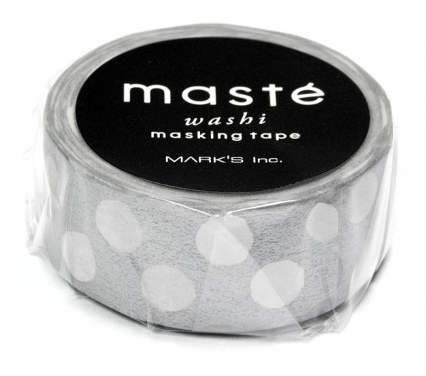 Mark's Masking tape MASTÉ BASIC silver/polka dots