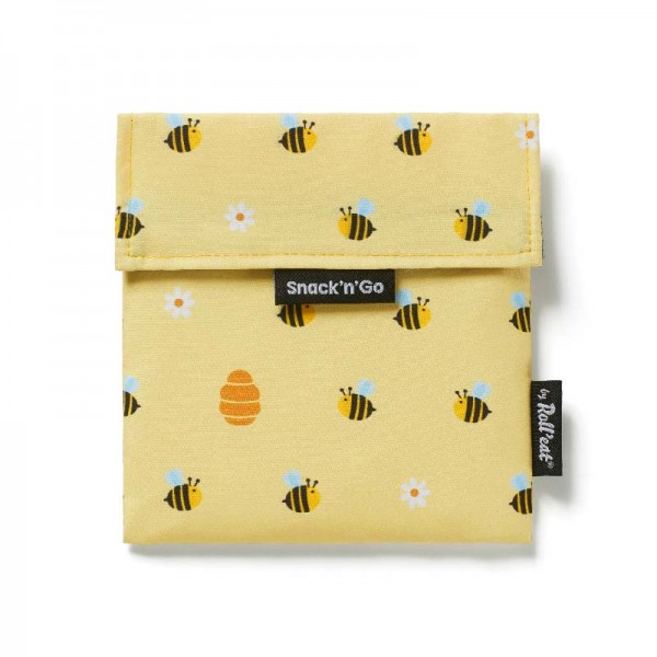 Roll'eat Snack'n'Go Lunch Bag Animals Bee