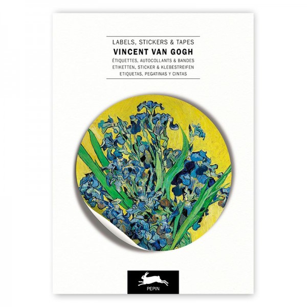 The Pepin Press Label & Sticker Book VINCENT VAN GOGH