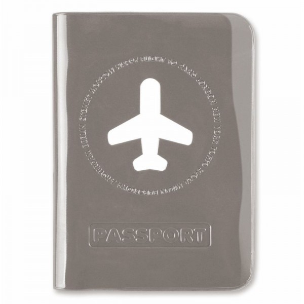 Alife Design HAPPY FLIGHT PASSPORT COVER grau