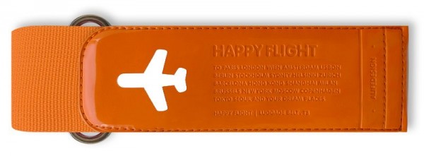 Alife Design HAPPY FLIGHT LUGGAGE BELT orange